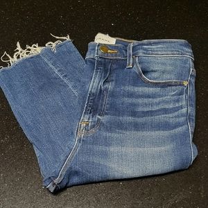 Frame Dark Blue Denim Jeans